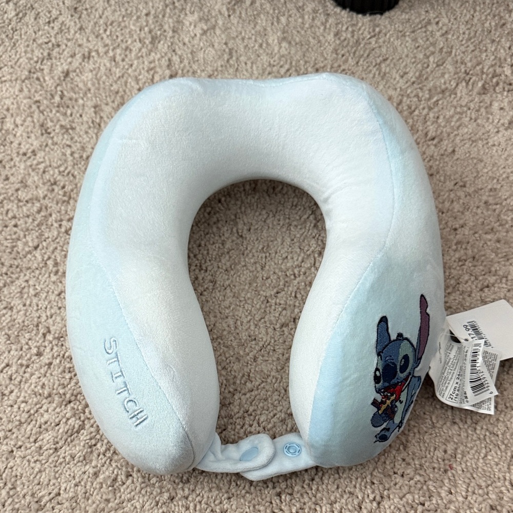 Stitch Blue Kids Neck Pillow